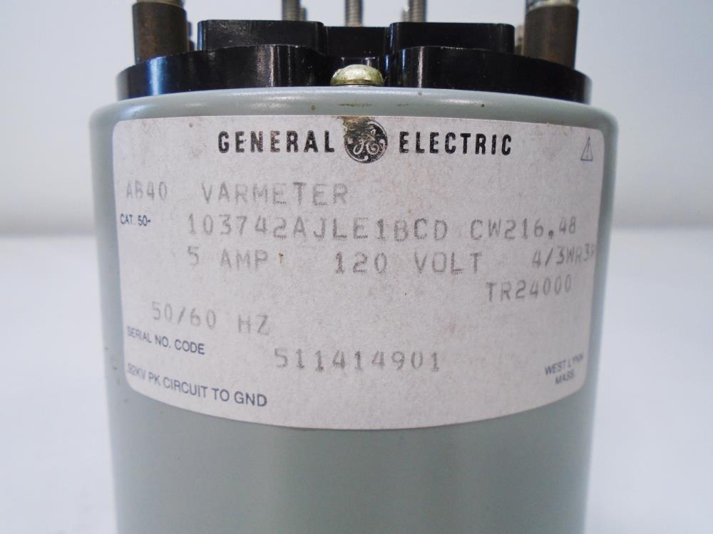 General Electric AB40 Varmeter 50-103742AJLE1BCD CW216.48
